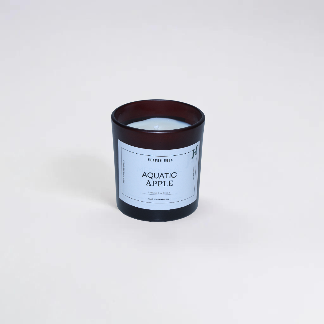 Aquatic Apple Scented Soy Candle, Pinotage Jar