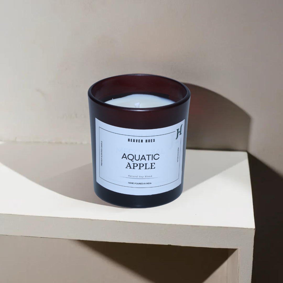 Aquatic Apple Scented Soy Candle, Pinotage Jar